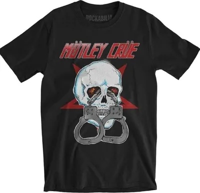 Zdjęcie produktu dla Mötley Crüe Skull Cuffs 2 Black L Koszulka