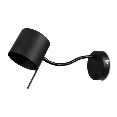 Obrázek produktu pro Nástěnné a stropní svítidlo GU10 230 V GARY s vypínačem, černé