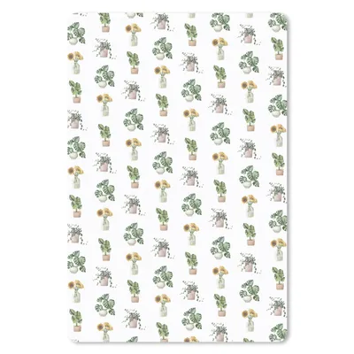 Produktbild von MuchoWow® Mauspad Mousepad Pflanzen - Pastell - Muster 40x60 cm - Mousepads - Maus Mat - Pad - Mausunterlage - Schreibtisch Accesoire