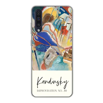 Produktbild von MuchoWow® Handyhülle Schutzhülle Hülle für Samsung Galaxy A30s Improvisation Nr. 30 - Wassily Kandinsky - Kunst Silikon Softcase Handy Hülle - Karteninhaber