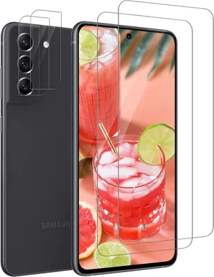 Produktbild von 2x Panzerglas für Samsung Galaxy S21 FE 5G + 2x Kameraschutz SM-G990B