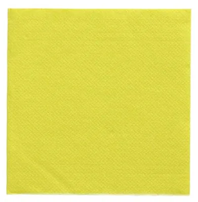 Produktbild von Servietten "DAILY Collection" 1/4-Falz 24 cm x 24 cm limonengrün