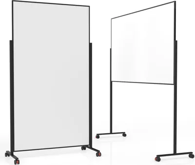 Produktbild von Magnetoplan Design-Moderationstafel VarioPin - Hoch- oder Querformat - 100x180cm - Filz - Weiß