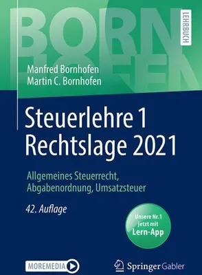 Produktbild von Steuerlehre 1 Rechtslage 2021