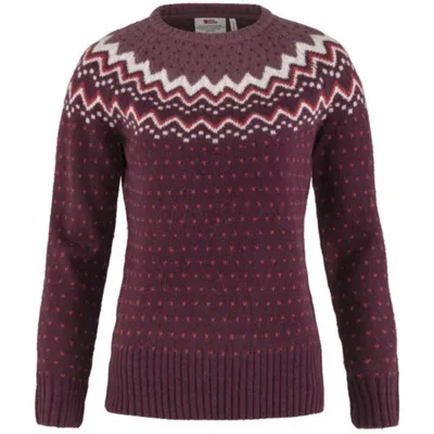 Produktbild von FJÄLLRÄVEN Övik Knit Sweater W Dark Garnet L