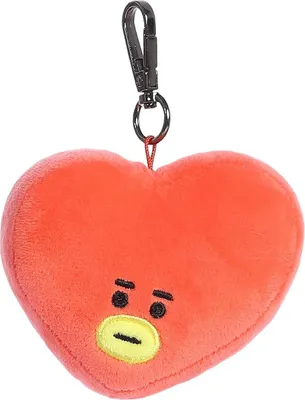 Produktbild von Line Friends BT21, Schlüsselanhänger Plüsch mit Karabiner Tata BT21, Rot