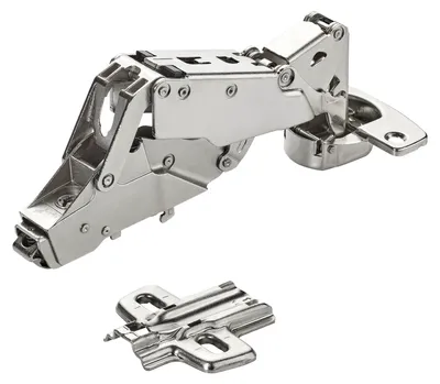Produktbild von Hettich Topfband Sensys 8657i T52 Mittelanschlag 165° – Null-Einsprung, Montageplatte D 1,5