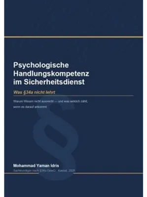 Produktbild von Psychologische Handlungskompetenz im Sicherheitsdienst