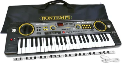 Zdjęcie produktu dla Klawiatura Cyfrowa Bontempi Z 49 Klawiszami Midi