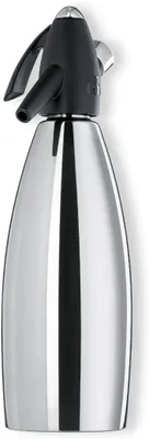 Soda Siphon Edelstahl 1,0 L für sprudelndes Wasser