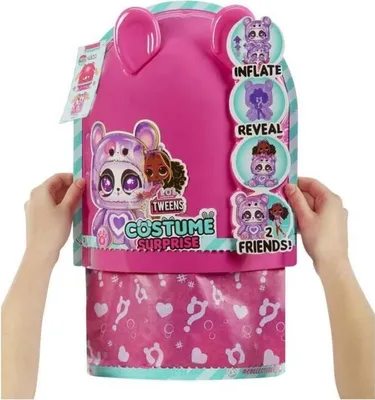 Produktbild von LOL Surprise Tweens Costume Poupée, Houps Cutie, 17cm Puppe mit aufblasbarem Tier, 4 Modelle zum Sammeln