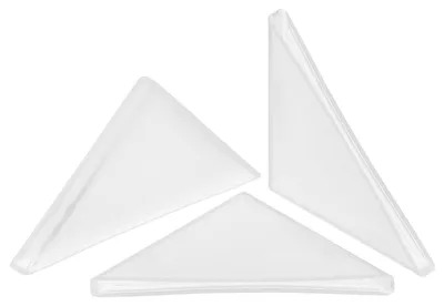 Eckenschützer aus Kunststoff, 80 Stück, 3 x 50 mm, weiß