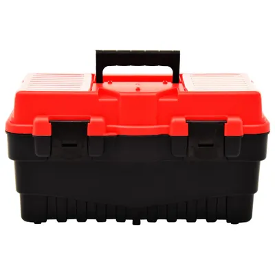 Immagine prodotto di vidaXL Valigia portautensili in plastica 462 x 256 x 242 mm rosso