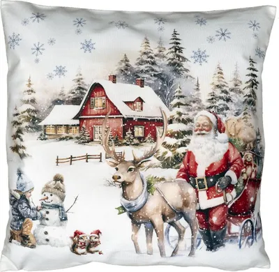 Produktbild von Kissenbezug bedruckt Weihnachsmotive Dekokissen Advent