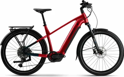 Produktbild von Haibike TREKKING 7 dynamite red/blue glänzend 27,5" 800 Wh Diamant E-Tourenbike in Rot