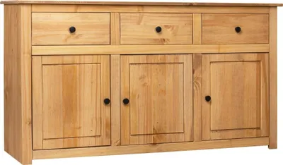 Obrázok produktu pre Komoda 135x40x80 cm masívne borovicové drevo Panama
