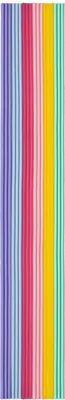 Produktbild von INNA-Glas Wachs zum Verzieren Regenbogen Estela, 18 Streifen, Pastell, bunt, 23x4cm - Verzierwachsstreifen