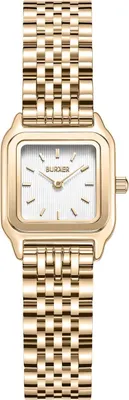 Produktbild von BURKER Macy Petite Damenuhr mit Gliederarmband - Gold Weiß - 26 mm