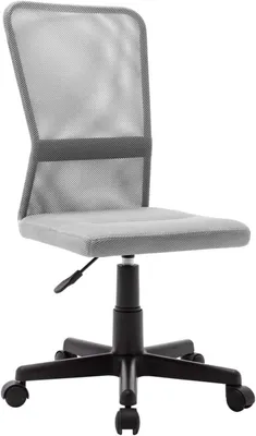 Produktbild von Grauer Bürostuhl, 44x52x100 cm, mit Netzgewebe und ergonomischem Design
