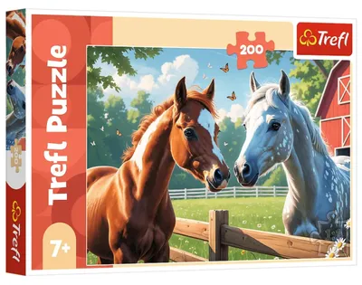 Image de TREFL Puzzle 200 Chevaux dans la clairière 13328