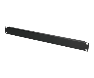 Obrázek produktu pro Extralink Front Blank Panel 1U 19" Black, Zaslepovací panel do racku, Ocel, Černá