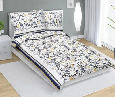 Obrázek produktu pro Krepové povlečení - Šedá - 140x200, 70x90