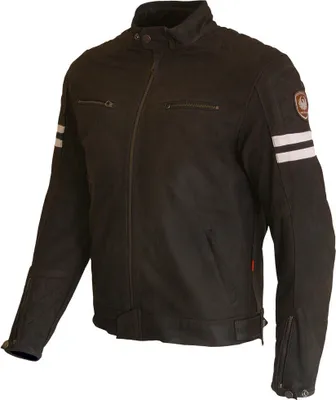 Zdjęcie produktu dla Skórzana kurtka motocyklowa Merlin Hixon II D3O, brązowa, S