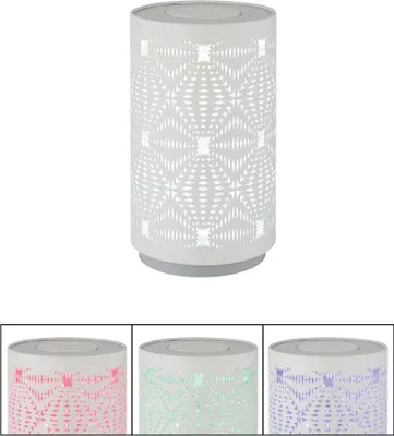 Produktbild von RGB LED Tischleuchte, Akku, Touch, weiß, H 14 cm