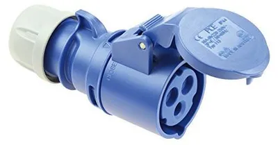 Immagine prodotto di Accoppiamento CEE 16A 3 poli 230V PCE blu