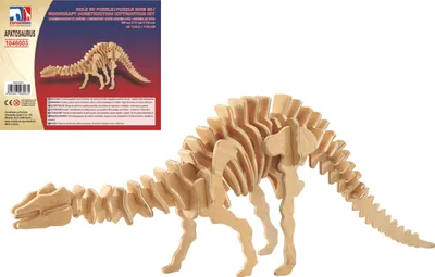 Produktbild von Holz 3D Puzzle - Apatosaurus