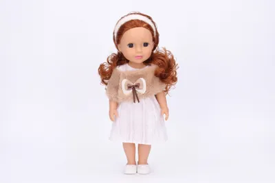 Produktbild von Wiky Puppe mit Felljacke 36 cm für Kinder ab 3 Jahren