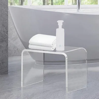 Produktbild von Transparenter Acryl U-förmiger Couchtisch - Modern und Stilvoll