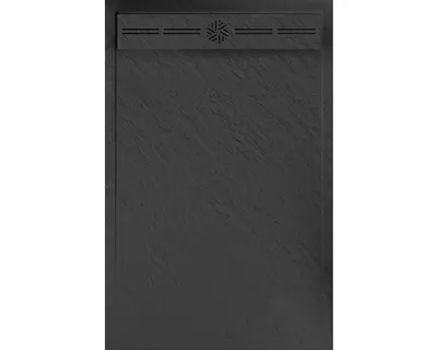 Produktbild von Jungborn Duschwanne VENTI 120 x 80 x 3 cm schwarz matt