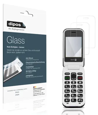 Image de 2x Protection ecrán pour Doro 2424 Verre souple Film Protecteur 9H dipos