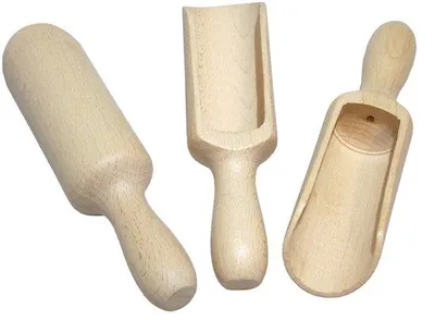 Immagine prodotto di Set di cucchiai in legno da 3 pezzi da 17 cm per la cucina