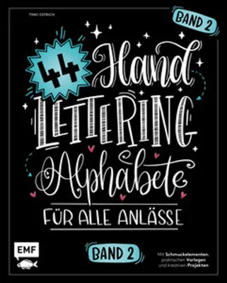 Produktbild von Handlettering 44 Alphabete - Für alle Anlässe - Band 2