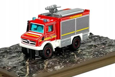 Produktbild von Matchbox Unimog Feuerwehr Sammlermodell Metallauto