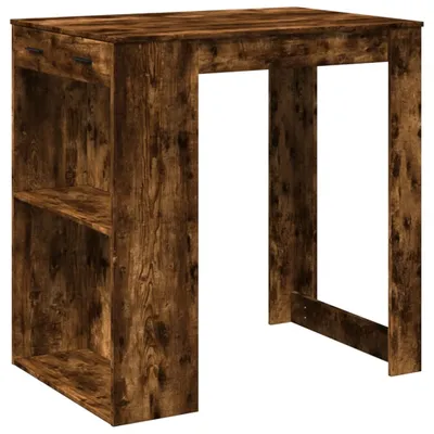 Obrázek produktu pro Barový stůl kouřový dub 102 x 70 x 103,5 cm kompozitní dřevo