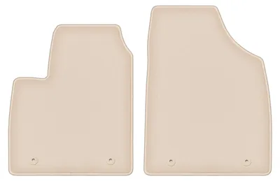 Produktbild von DURBAN Beige Velours-Fußmatten vorne für MG HS SUV (2018-)