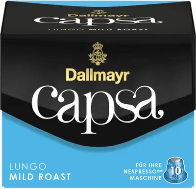 Produktbild von Dallmayr Capsa Lungo Mild Roast | 10 Nespresso® komp. Kapseln