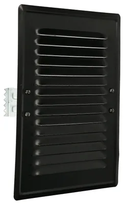 Produktbild von KOTARBAU® Lüftungsgitter aus Metall mit Insektenschutz 165x230 mm Schwarz