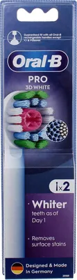 Immagine prodotto di Oral-B | Replaceable Toothbrush Heads | PRO 3D White refill | Heads | Does not apply | Number of brush heads included 2