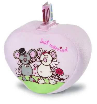 Produktbild von nici Hochzeits-Spardose "Just married", rosa