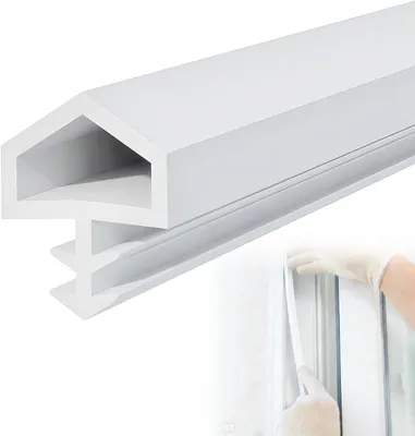 Obrázok produktu pre Tesnenie do dverí 5 m, 12 mm, TPE guma, biele, pre interiérové dvere