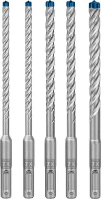 Produktbild von EXPERT SDS plus-7X Hammerbohrer-Set, 6/6/8/8/10x100x165 mm, 5-tlg.