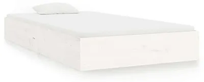 Immagine prodotto di vidaXL Letto in legno massiccio bianco 100x200 cm