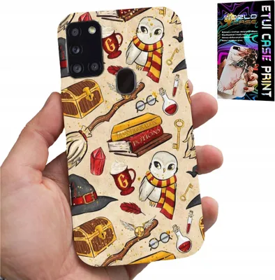Zdjęcie produktu dla Etui Do Samsung Galaxy A21S - Case Dla Fana Magii Magów Różdżka +Szkło