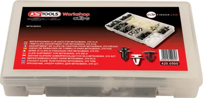 Immagine prodotto di KS TOOLS Set di clip di fissaggio per carrozzeria 420.0500 642g
