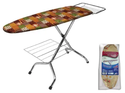 Strijkplankovertrek 47x140 cm, elastisch, hitzebeständig, Made in Italy