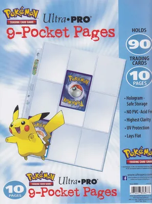 Produktbild von Ultra Pro PKM - 9-Pocket Pages Pack (10 Stück)